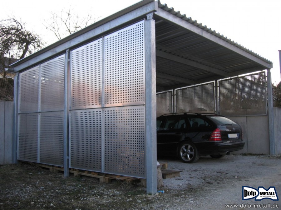Bauschlosserarbeiten Carport Stahl Aluminium 0101 DOLP