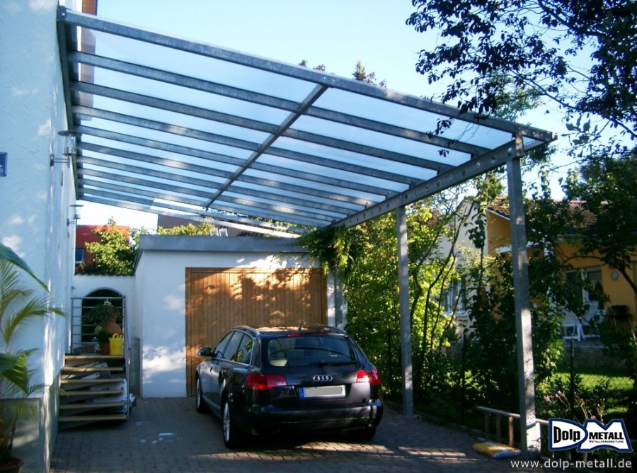 DOLP METALL E K Carport Stahl Glas 0201 1 DOLP